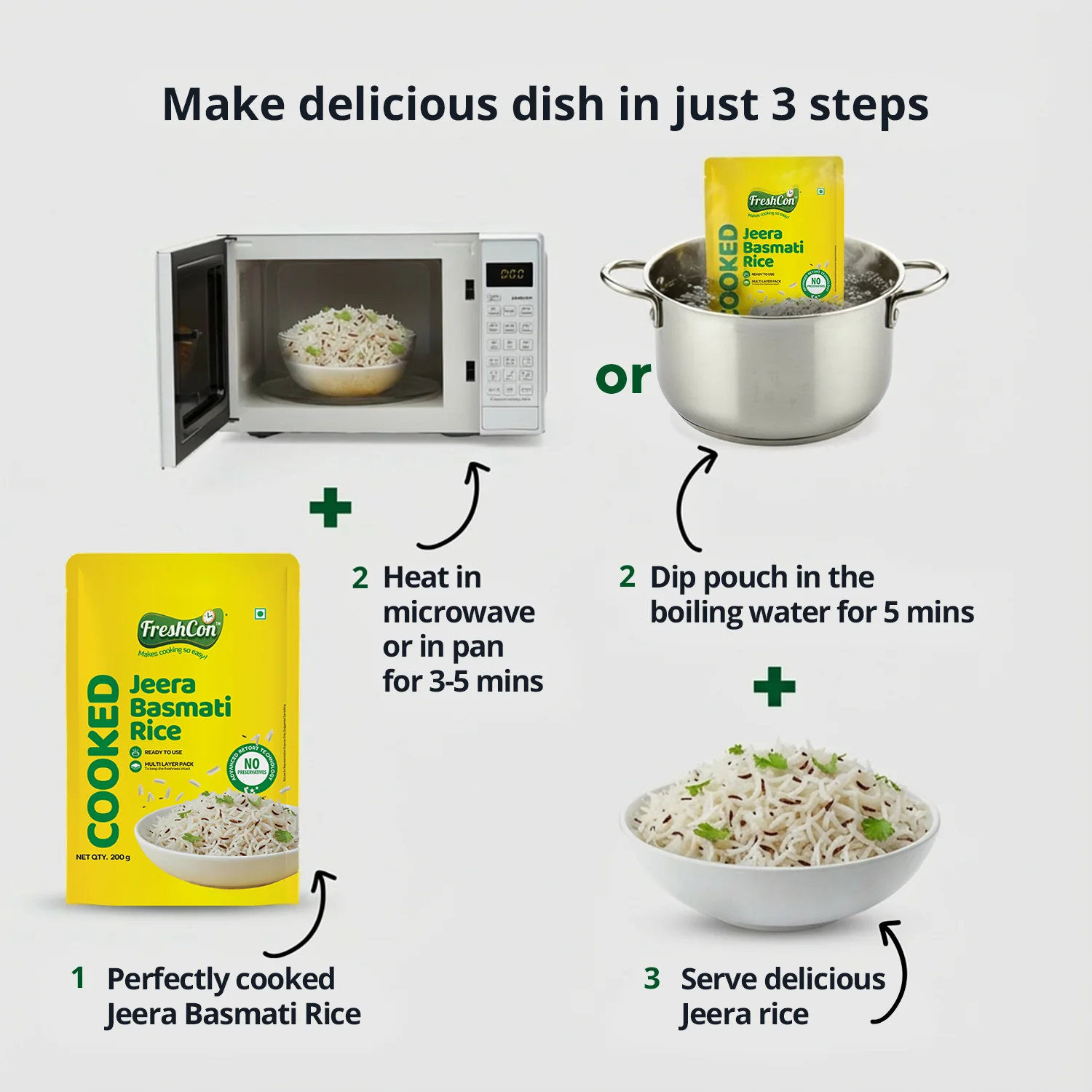 Ready-to-eat Cooked Jeera Basmati Rice | No Preservatives - Image 6