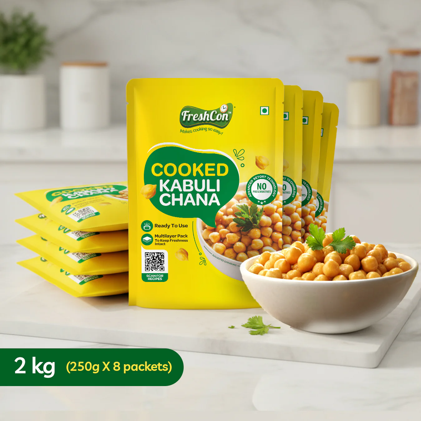 Ready-to-use Cooked Kabuli Chana (Chick Peas) | No Preservatives - Image 12