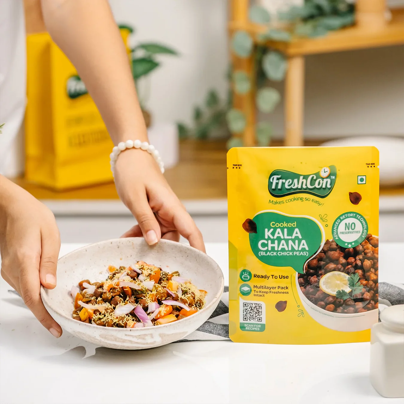 Ready-to-use Cooked Kala Chana (Black Chick Peas) | No Preservatives - Image 10