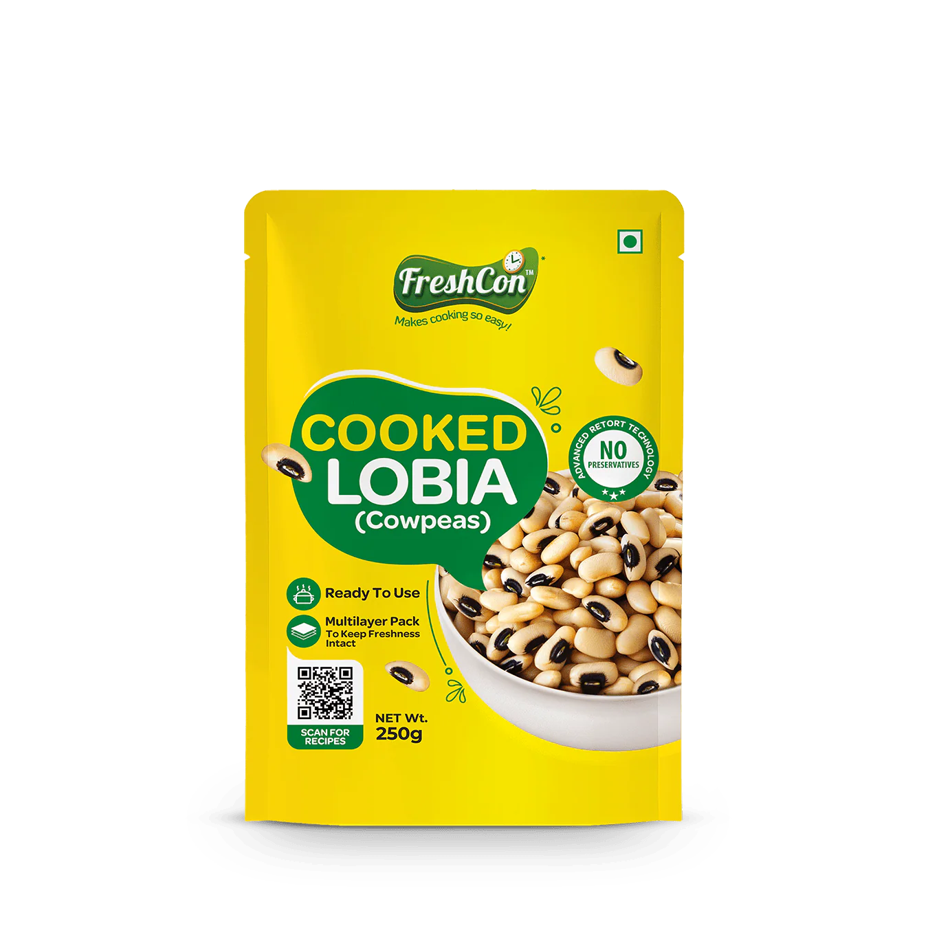 Pre-Cooked Lobia (Cowpeas) | Soaked & Boiled, Preservative Free | Ready To Use - Image 10