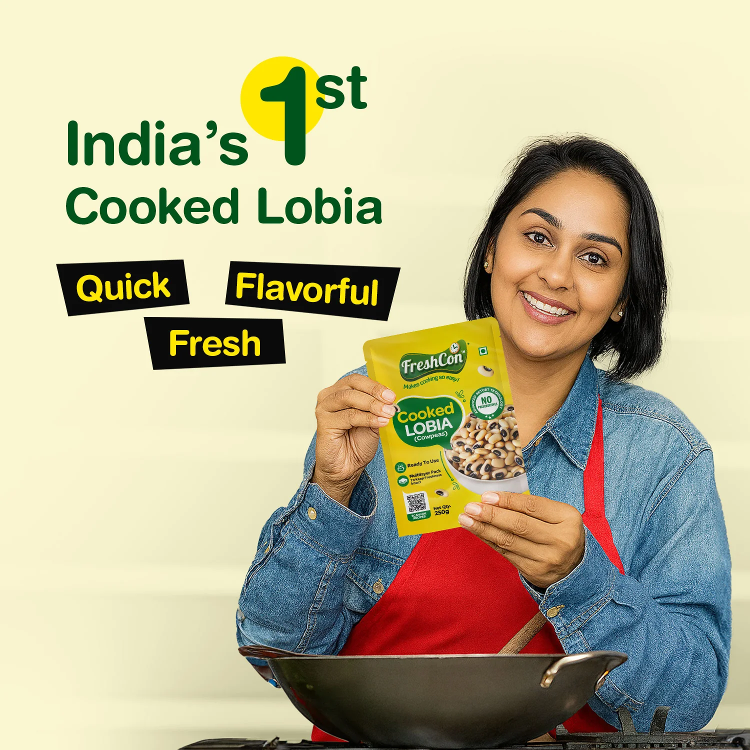 Pre-Cooked Lobia (Cowpeas) | Soaked & Boiled, Preservative Free | Ready To Use - Image 3