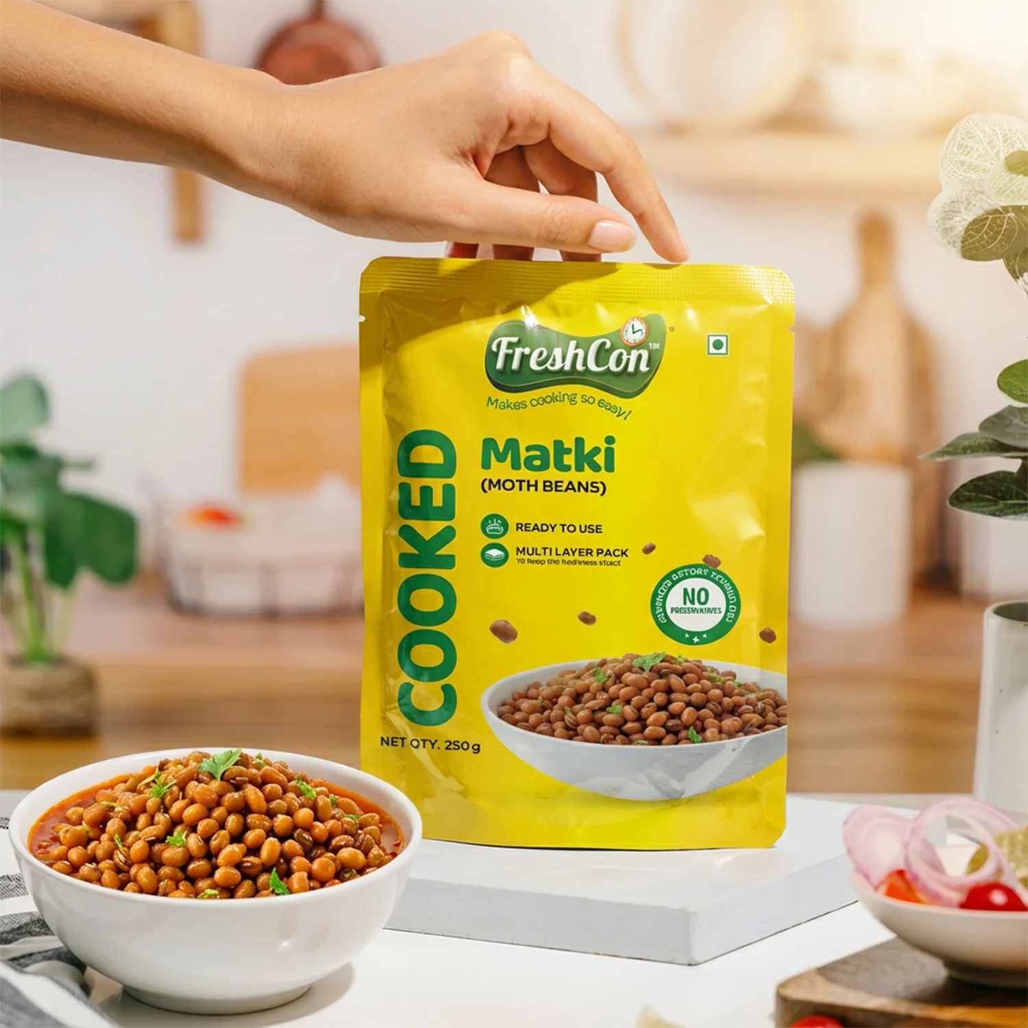 Ready-to-use Cooked Matki (Moth Beans) | No Preservatives - Image 11