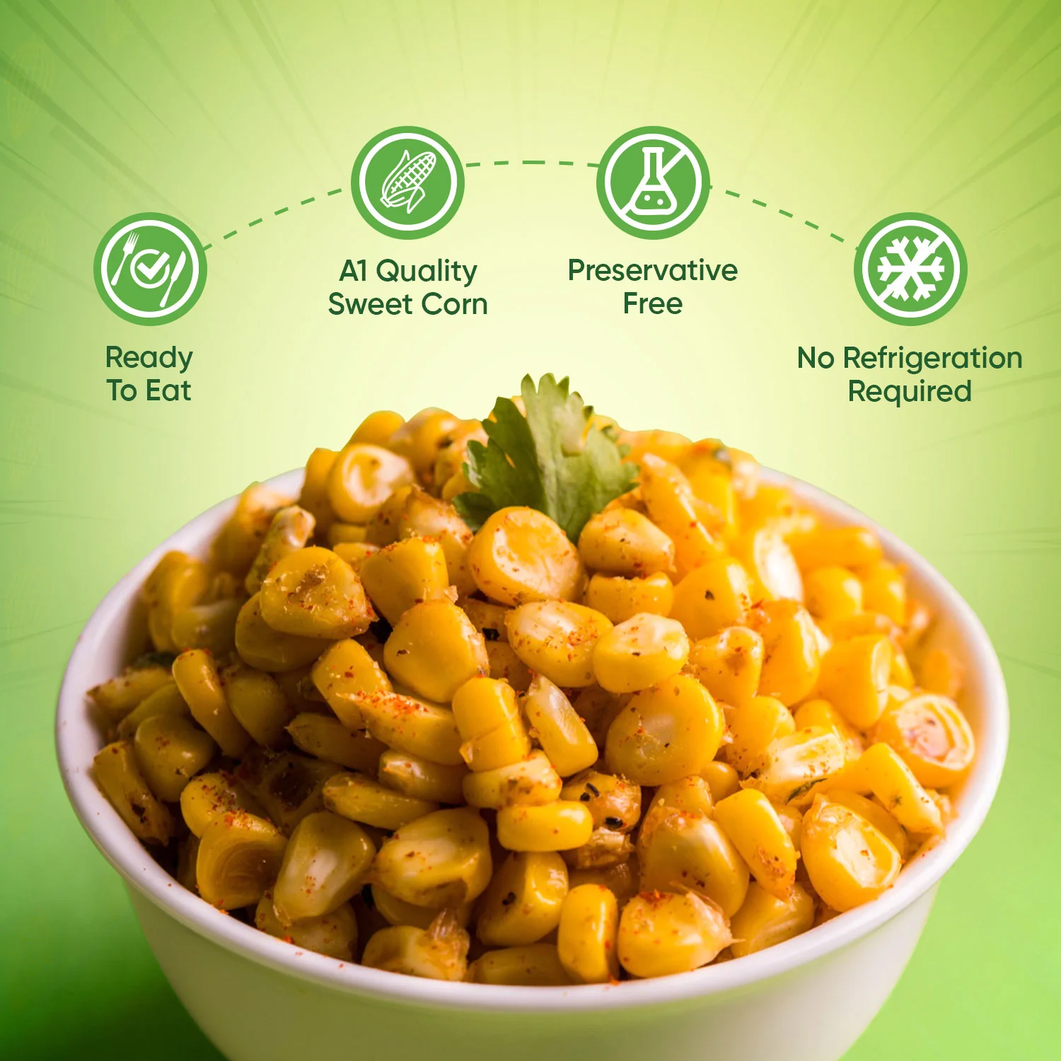 Ready-to-Eat Sweet Corn - Classic Chat Chutney | No Preservatives - Image 3