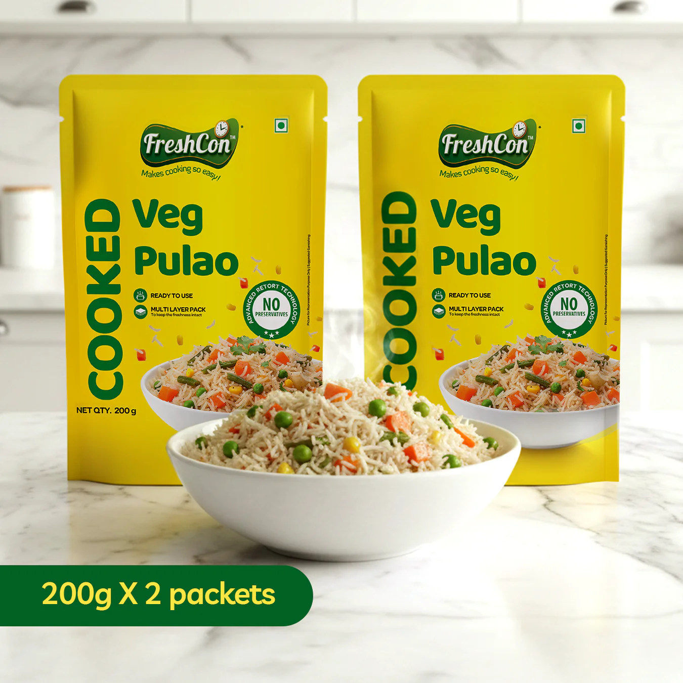 Ready-to-eat Veg Pulao (Basmati Rice) | No Preservatives - Image 8