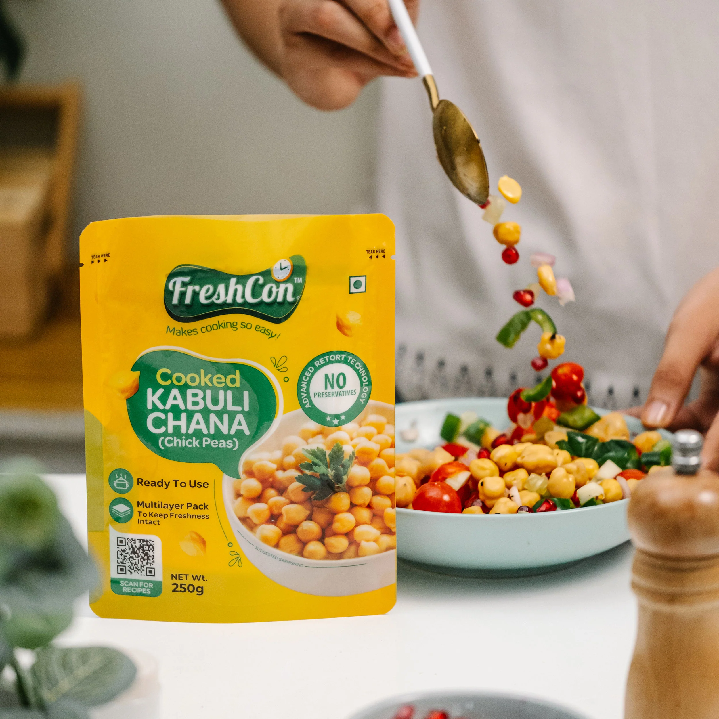 Sweet Corn & Kabuli Chana Combo | Pre-Cooked Ingredients | Ready-To-Use - Image 6