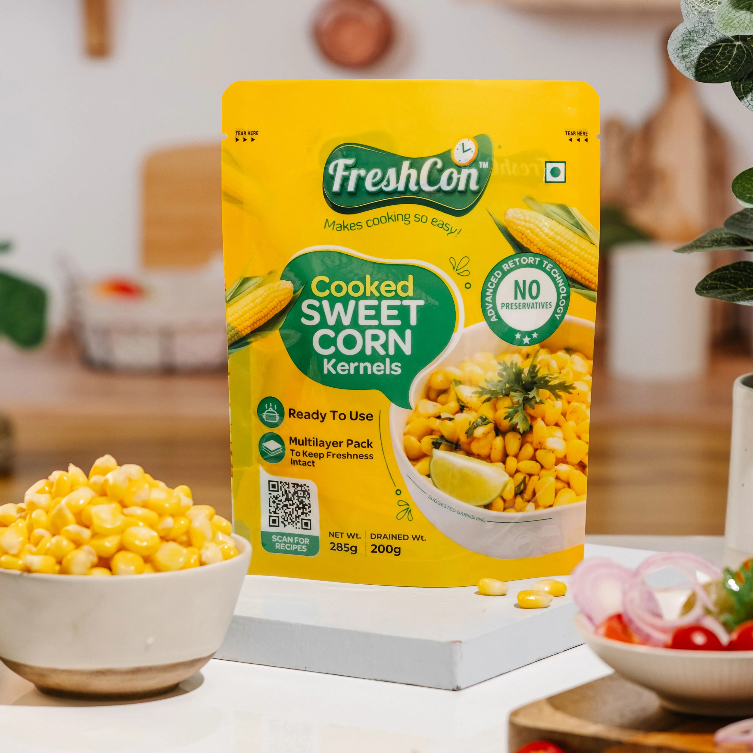 Sweet Corn & Kabuli Chana Combo | Pre-Cooked Ingredients | Ready-To-Use - Image 4